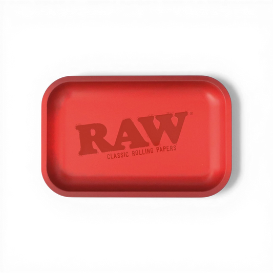 RAW Metal Rolling Tray Red – 27,5 x 17,5 cm