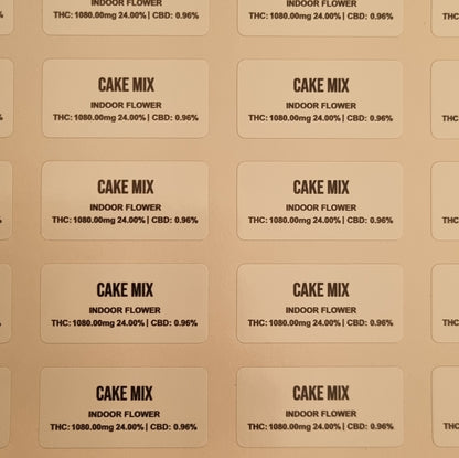 10x LemonNade CakeMix + Strainlabel Mylar Bag 1g - Leer