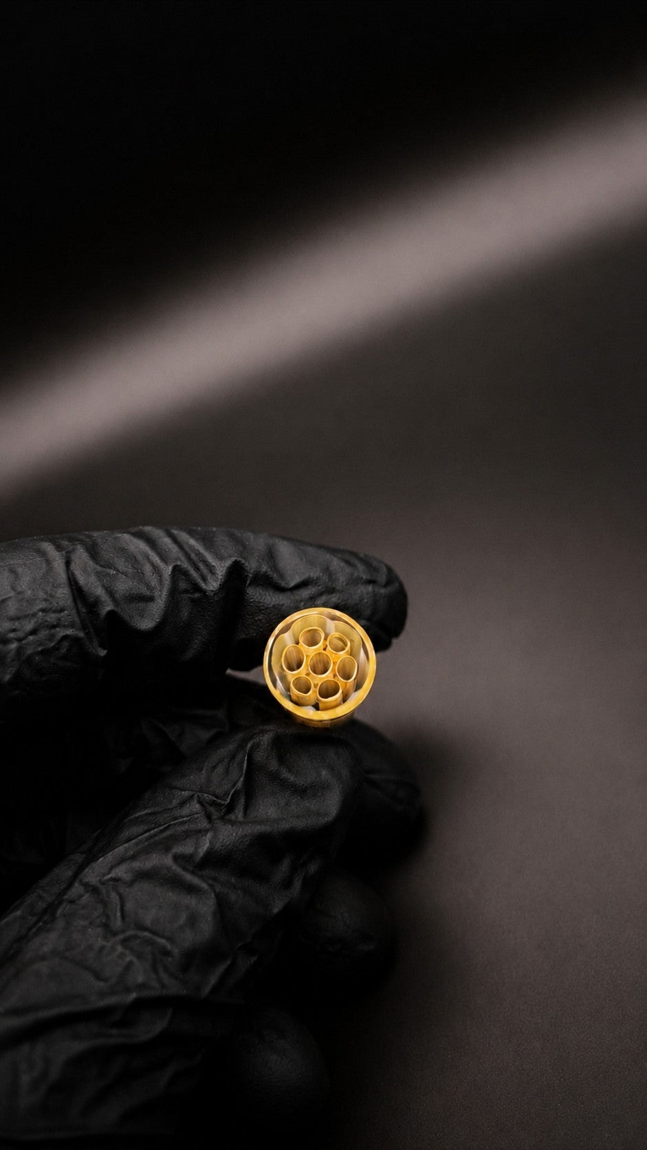 Glas Tip „Fume“ – 7 Hole – Handcrafted