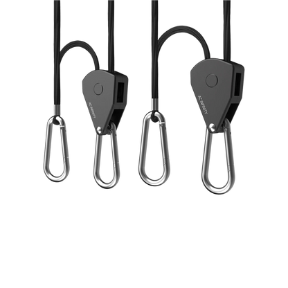 AC Infinity Verstellbare Schwerlast-Seilaufhänger mit Edelstahlhaken und Skalierung – Pief-Leaf®