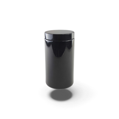 Weithalsdosen aus Violettglas 500 ml mit Schraubverschluss – Pief-Leaf®