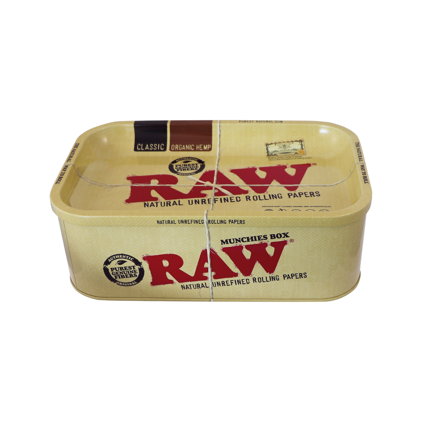 RAW Munchies Blechdose mit Rolling Tray Deckel