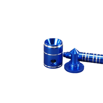 Aluminium Schraubpfeife ohne Sieb