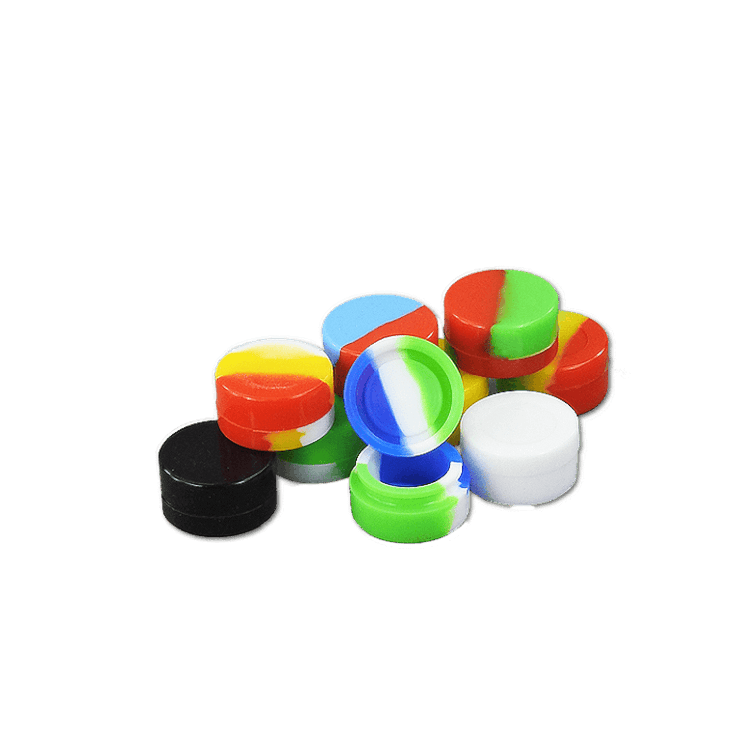 Silikon Öldose rund 38×20 mm farbig sortiert