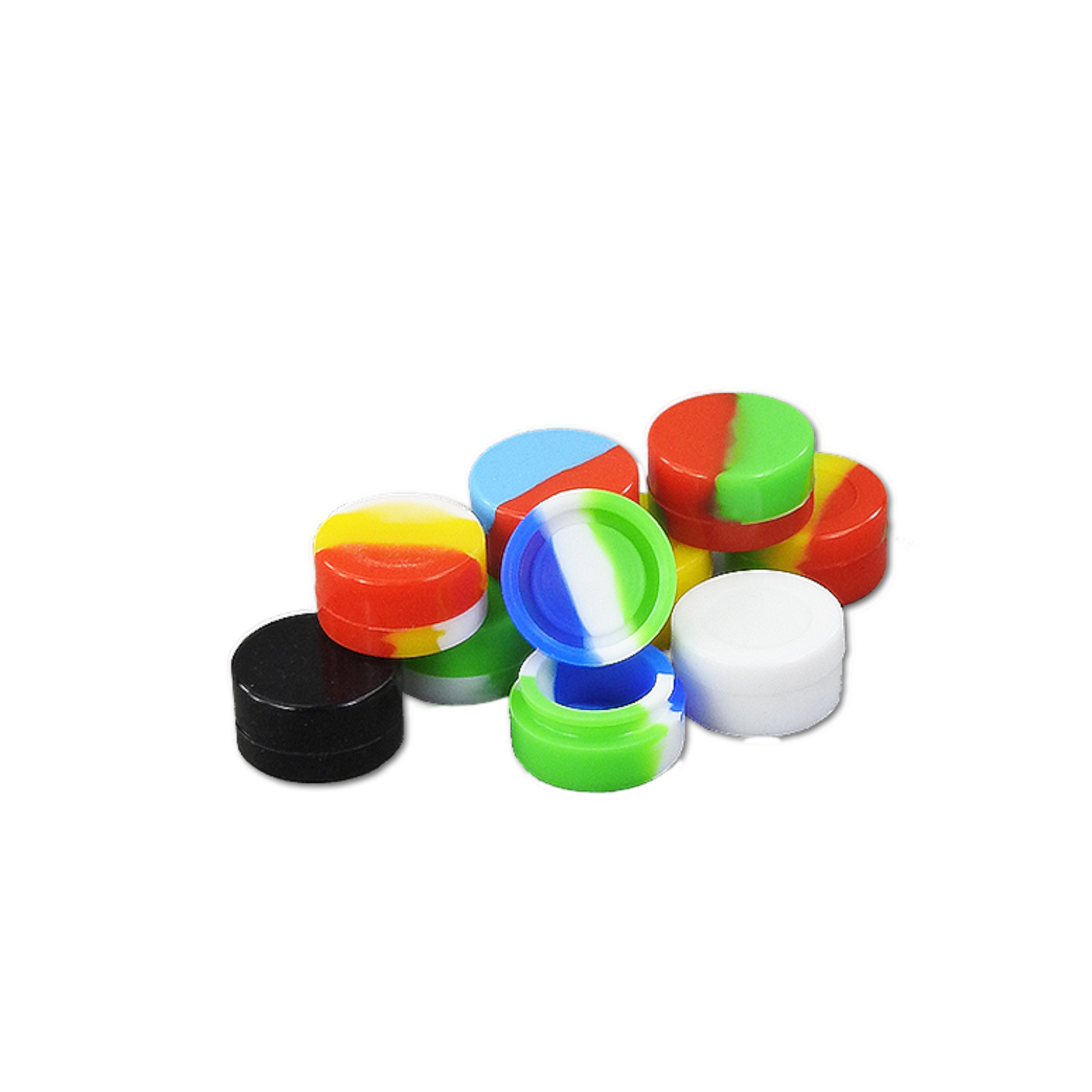 Silikon Öldose rund 38×20 mm farbig sortiert