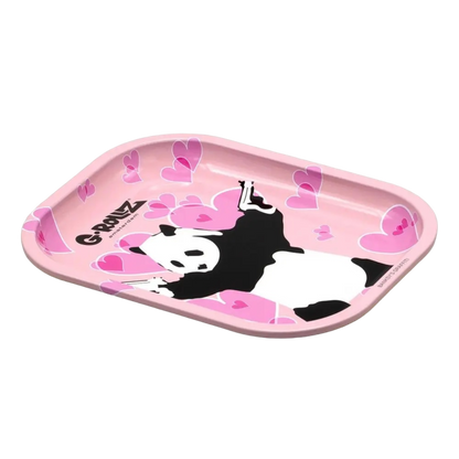 Banksy's Graffiti Panda Gunnin' Rolling Tray klein