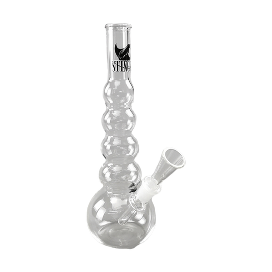  Bong Stingray - 002 - 24cm – Glasbong mit Kickloch – Pief-Leaf®