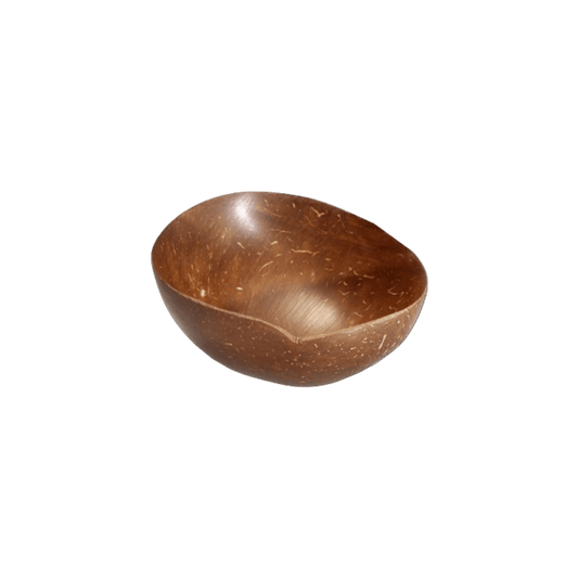 Bröselschale Kokos aus echter polierter Kokosnussschale