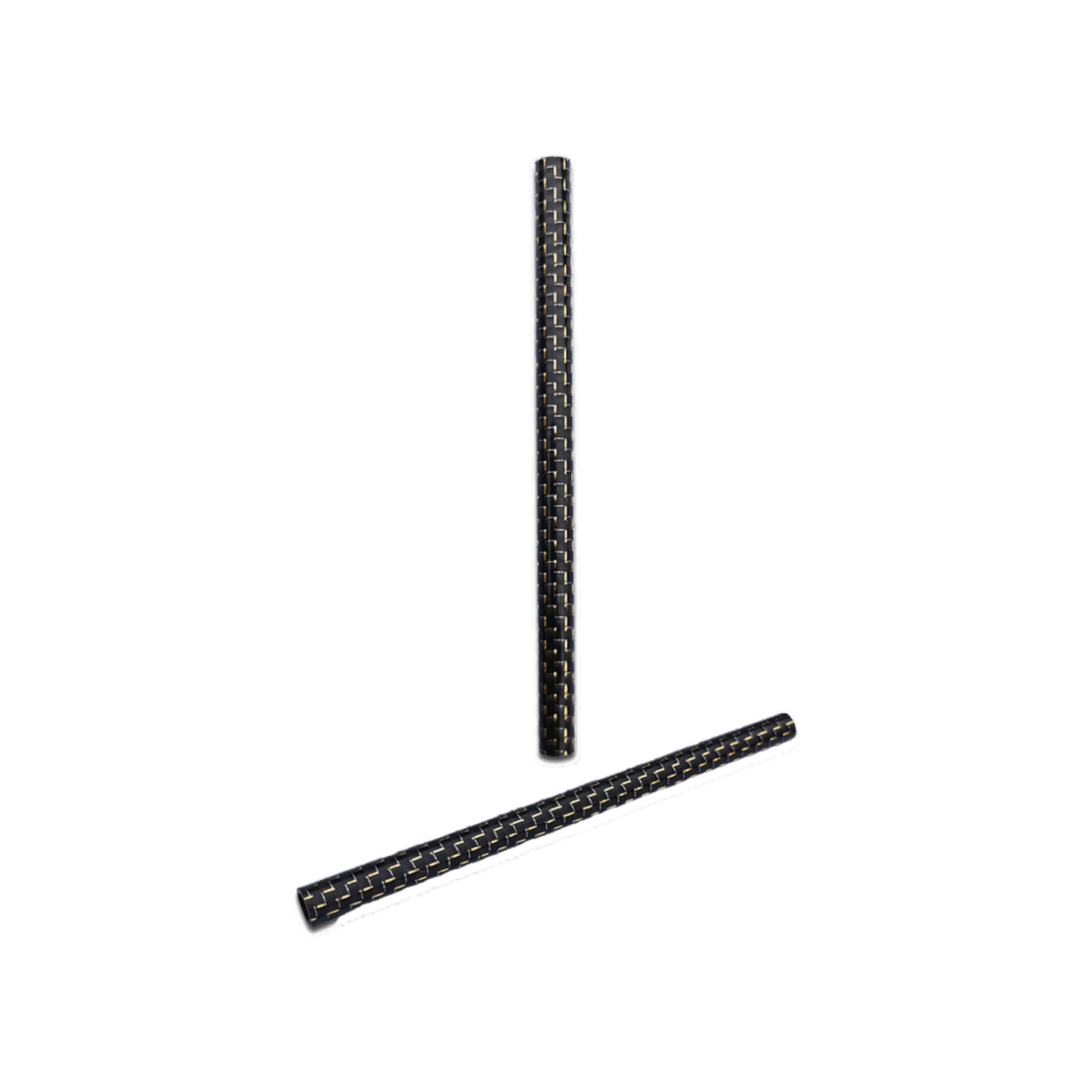 Carbon Ziehröhrchen 11 cm glänzend, leicht und robust, ideal für den täglichen Gebrauch.
