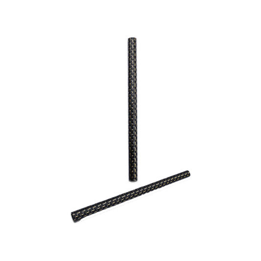 Carbon Ziehröhrchen 11 cm glänzend, leicht und robust, ideal für den täglichen Gebrauch.