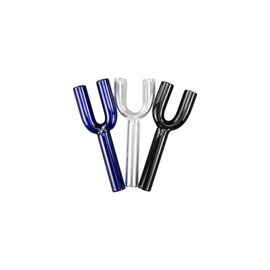 Doppel-Ziehröhrchen Glas 6,5 cm