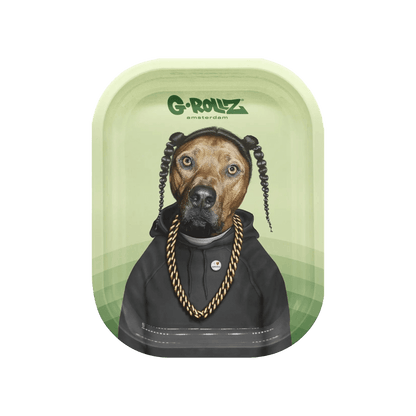 G-ROLLZ Rolling Tray Rap aus Metall 14x18 cm Produktfoto