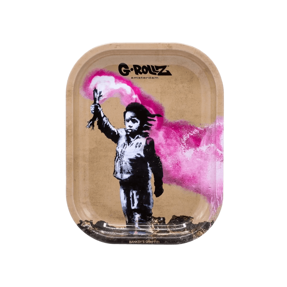 G-ROLLZ Rolling Tray Torch Boy 18x14 cm aus Metall Produktfoto