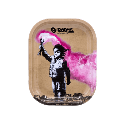 G-ROLLZ Rolling Tray Torch Boy 18x14 cm aus Metall Produktfoto