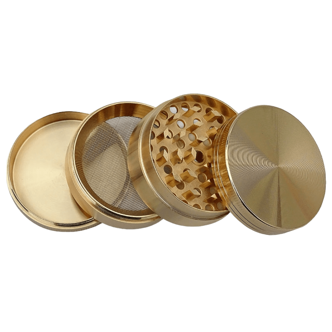 Grinder Roségold Gold 4 teilig Metall