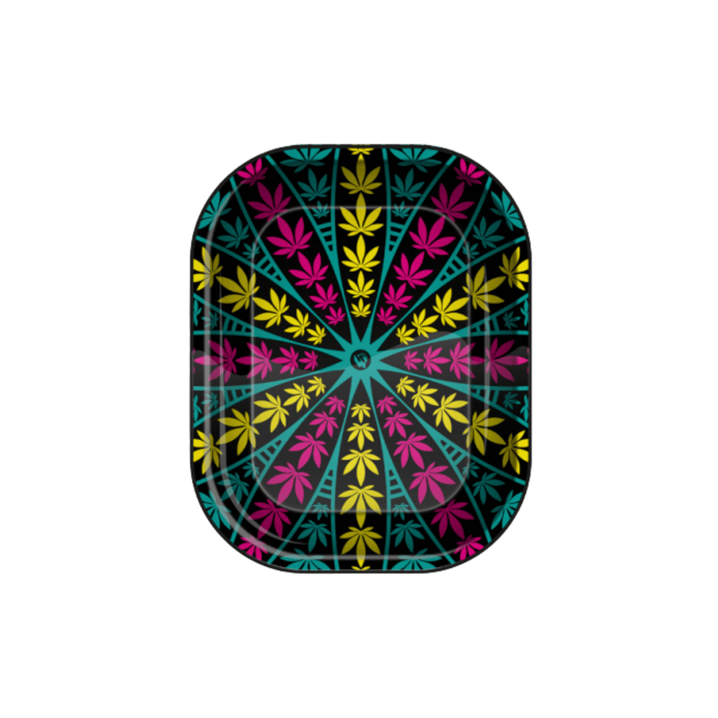 Metall Drehunterlage Mandala Leafs 1/4 18x14 cm Produktfoto