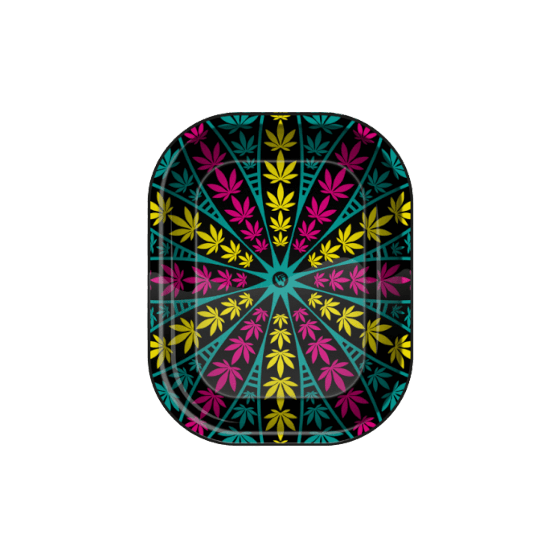 Metall Drehunterlage Mandala Leafs 1/4 18x14 cm Produktfoto