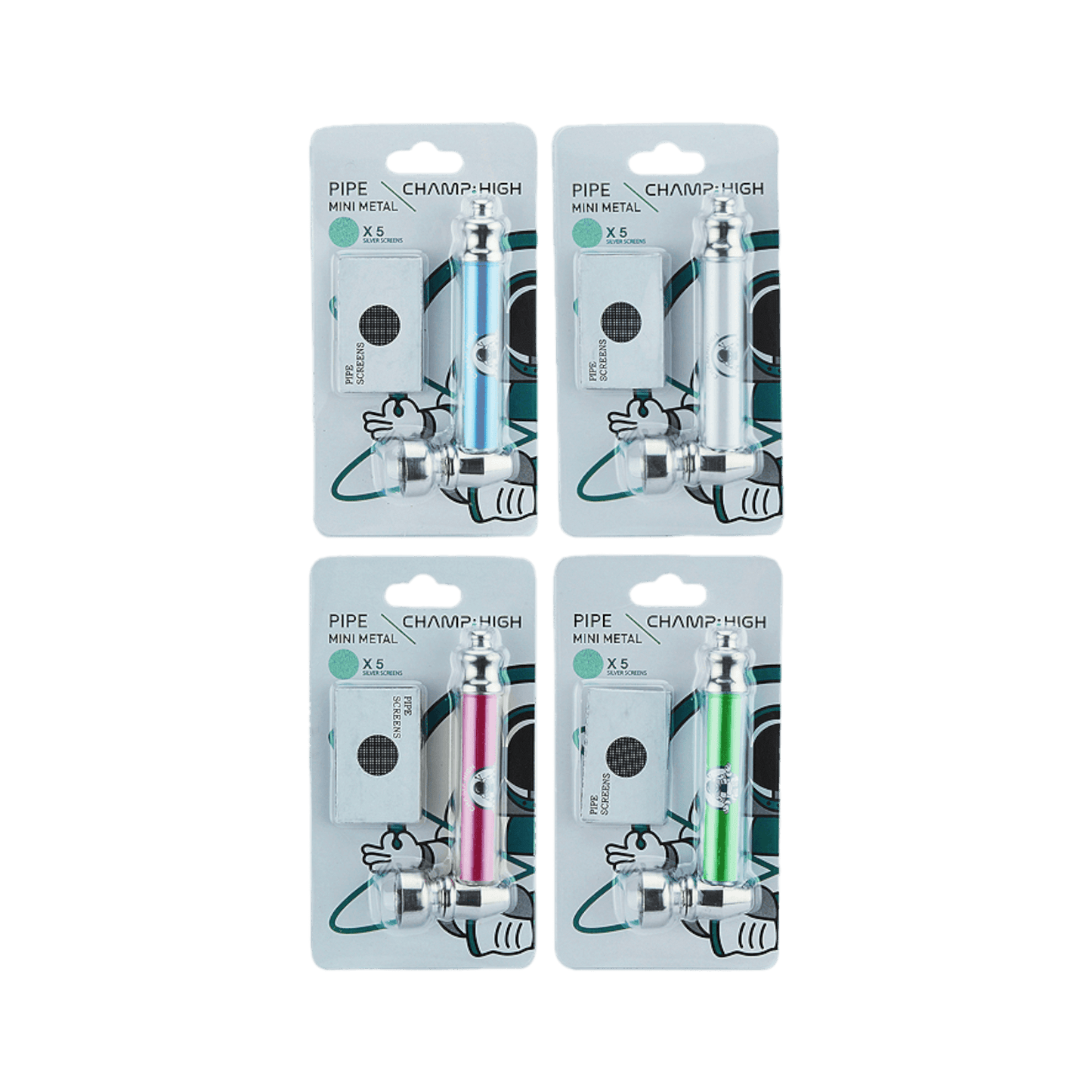 Metallpfeife 8,5cm inkl Siebchen