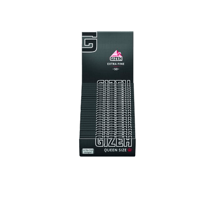 Gizeh Black Queen Size Papers – 50 Blättchen im Magnetverschluss bei Pief-Leaf®