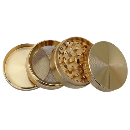 Grinder Rosegold- Gold Metallgrinder mit Sieb – Pief-Leaf®