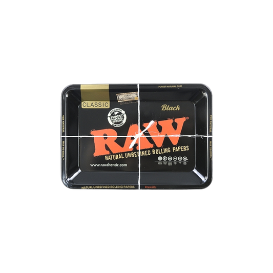 RAW Rolling Tray "black" 18x12,5cm
