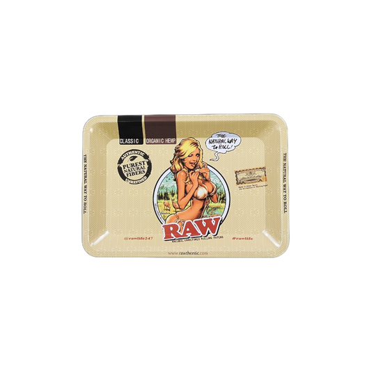 RAW Rolling Tray "organic" 18x12,5cm