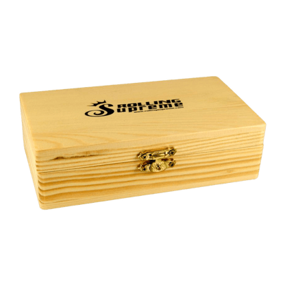 Rolling Supreme Holz-Box mit Rollbrettchen