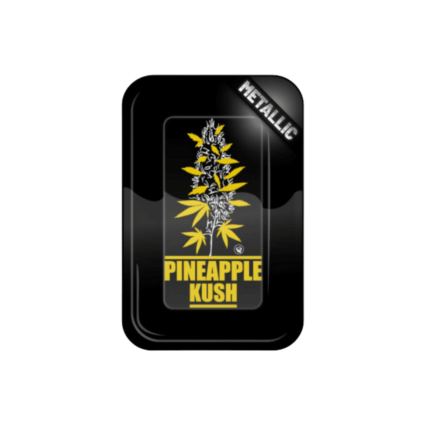Rolling Tray Plantz Pineapple Kush Metallic 27,5x17,5 cm Produktfoto
