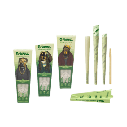 Pets Rock - Organic Green Hemp Hanf Cones 3 Stück