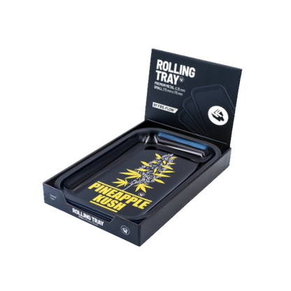 Metall Drehunterlage "Plantz Pineapple Kush", 27,5 x 17,5 cm