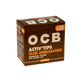OCB Filter Slim Activ Tips Unbleached - Virgin Aktivkohle 7mm, 50 Stück