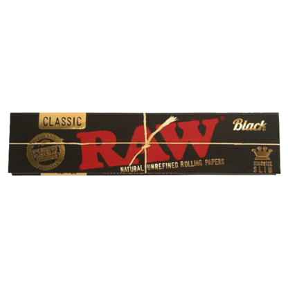 Classic King Size Black Slim – RAW Zigarettenpapier ungebleicht