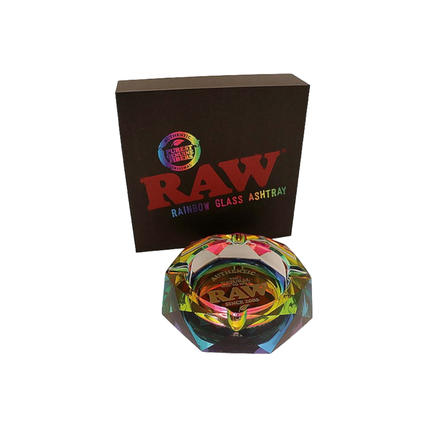 RAW Rainbow Glasaschenbecher Kristall