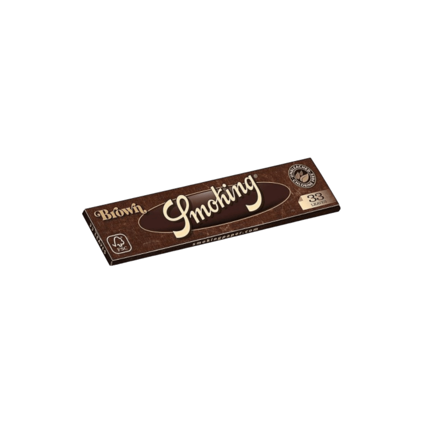 Smoking King Size Slim Brown Papers Packung